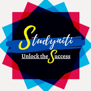 टेलीग्राम चैनल का लोगो studyniti_smritisethi — Studyniti- Study with Smriti