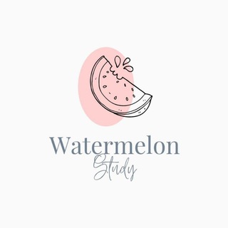 Logo saluran telegram studywith_watermelon — 𝐰𝐚𝐭𝐞𝐫𝐦𝐞𝐥𝐨𝐧 𝐬𝐭𝐮𝐝𝐲 🍉