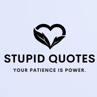 Logo of telegram channel stupidquotes — Stupid Quotes