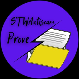 Logo del canale telegramma stwantiscam_prove - 📂 STW Antiscam 𝑃𝑟𝑜𝑣𝑒 📂