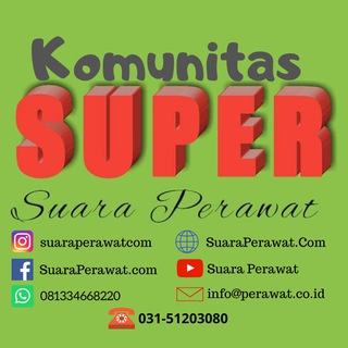 Logo saluran telegram suaraperawat — SUARA PERAWAT (SUPER)