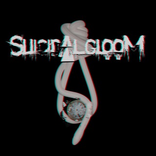 Логотип телеграм канала @suicidal_gloom — SUIᐊIDΔL GLΩΩϺ