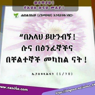 የቴሌግራም ቻናል አርማ sultan_54 — የኡስታዝ ሱልጣን ኸድር የትምህርት መድረክ (official)