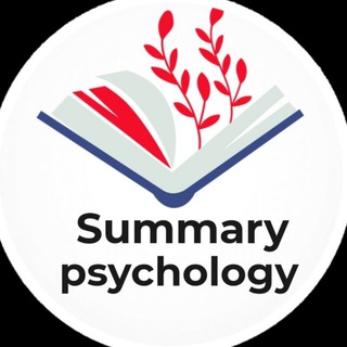 Логотип телеграм канала @summary_psychology — Психология | Саммари