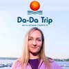 Логотип телеграм канала @suntravelonline — "Da-Da Trip"Туристическое агентство Дарьи Данилевской