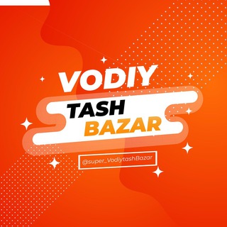 Telegram channel VodiyTashBazar logo