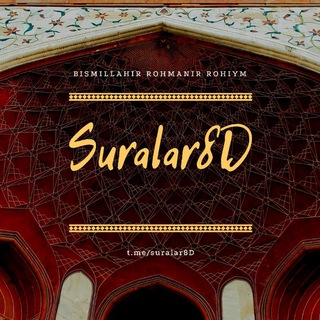 Logo of telegram channel suralar8d — Suralar 8D