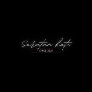 Logo saluran telegram suratanhatii — 𝙎𝙪𝙧𝙖𝙩𝙖𝙣 𝙝𝙖𝙩𝙞