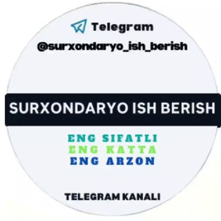 Telegram kanalining logotibi surxondaryo_ish_berish — Сурхондарё иш | Surxondaryo ish