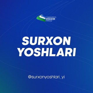 Telegram channel Surxon yoshlari | Yoshlar ittifoqi logo