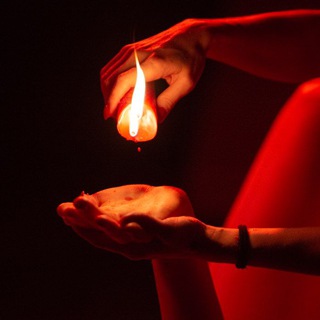 Логотип телеграм канала @svechi_melisa — Пламя свечи 🕯 Свечи от Мяты 🍃 18 