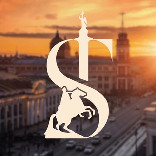 Логотип телеграм канала @sverhu_spb — SaintTour. Экскурсии по крышам