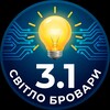 Логотип телеграм -каналу svitlo_bro31 — Світло 3.1 Бровари