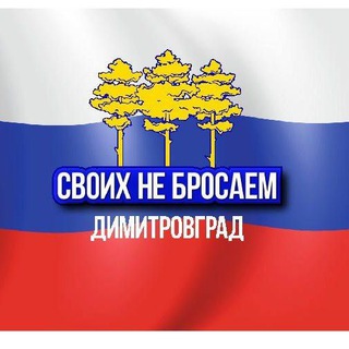 Логотип телеграм канала @svoixnebrocaem_dd — СВОИХ НЕ БРОСАЕМ! ДИМИТРОВГРАД