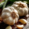 Логотип телеграм канала @swag_garlic — чесночный соус