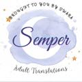 Logo of telegram channel swarawebnoveltranslation2020 — Semper Adult Translation