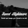 Logotipo del canal de telegramas sweetnightmarephrases - ↻Sweet Nightmare.🖤↵