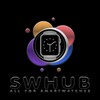 Логотип телеграм канала @swhub_ru — WATCHFACES SWHUB.RU