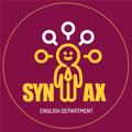 لوگوی کانال تلگرام syntaxen — Syntax | آموزش زبان به فریلنسر ها