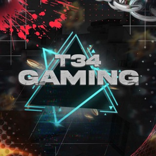 Telegram channel T34 G A M I N G logo