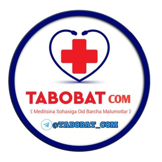 Telegram kanalining logotibi tabobat_com — TIBBIYOT Uz | TV 🔷️