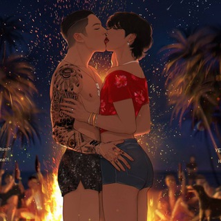 Логотип телеграм канала @taekook_snj — арты вигук | vkook arts | чонгук ~ тэхён