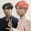 Логотип телеграм канала @taekookslove — vkook’s love для избранных