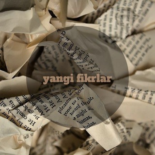 电报频道的标志 tafakkuurun — Yangi fikrlar🤔