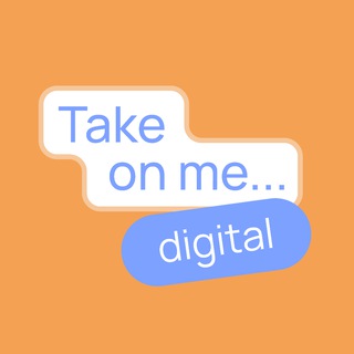 Логотип телеграм канала @takeonmedigital — take on me digital | Контекстная и таргетированная реклама