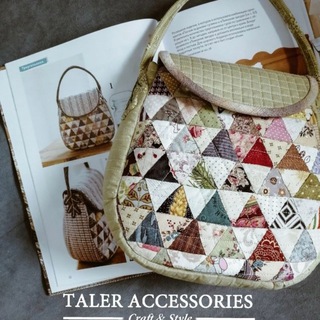 Логотип телеграм канала @taler_quilting — Японский пэчворк