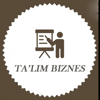 Logo del canale telegramma talim_bizness - TAʼLIM BIZNES