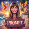 Логотип телеграм канала @tamaritka_ai — Промты для ИИ 🖼. Нейропортрет, нейроиллюстрация, нейрофотосессия.