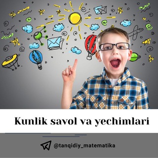 Telegram channel Matematika va Tanqidiy fikrlash logo