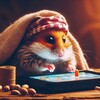 Логотип телеграм канала @tapoldhamster — Тапки старого Хамстера