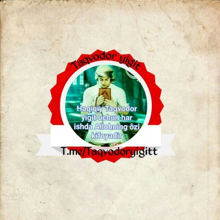 Telegram kanalining logotibi taqvodoryigitt — Taqvodor yigit🌴