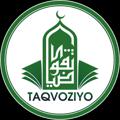 Logo saluran telegram taqvoziyo — Taqvoziyo.uz