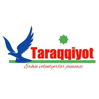 Telegram kanalining logotibi taraqqiyot_evj — "Taraqqiyot" erkin volontyorlar jamoasi