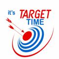 Logo saluran telegram targettimemau — Target Time mau