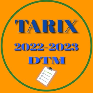 Telegram kanalining logotibi tarixdan_dtm_testlarr — 💥TARIXDAN 📖 DTM TESTLARI💥