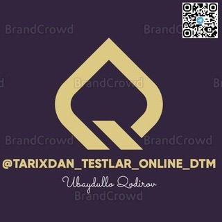 Telegram kanalining logotibi tarixdan_testlar_online_dtm — Tarixdan testlar online dars