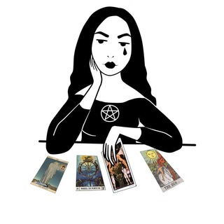 Логотип телеграм канала @tarot_voron — ТароВорон