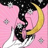 Логотип телеграм канала @tarotandwine — Слепая вера и красное винишко. Таро