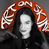 Логотип телеграм канала @tattoo_rina_raf — ● ART ON SKIN ● ТАТУ АСТРАХАНЬ