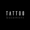 Логотип телеграм канала @tattoobasement — TATTOO BASEMENT