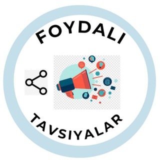 Telegram kanalining logotibi tavsiya_tv — foydali kanallar /foydali vebsaytlar