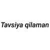 Telegram kanalining logotibi tavsiya_q1laman — 𝑻𝒂𝒗𝒔𝒊𝒚𝒂 𝒒𝒊𝒍𝒂𝒎𝒂𝒏