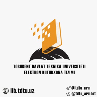 Telegram channel TDTU-elektron kutubxona logo