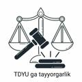 Telegram channel TDYUga tayyorgalik 