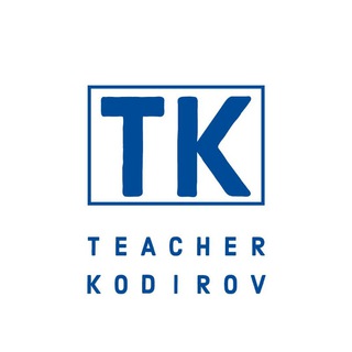 Telegram kanalining logotibi teacher_kodirov — Teacher Kodirov