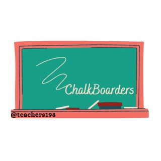 Logo of telegram channel teachers198 — ChalkBoarders